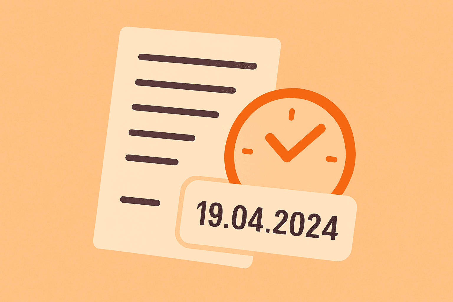 Zaman Damgası İllüstrasyon